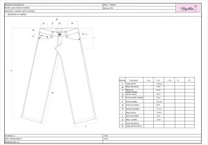 geometral medidas frente